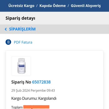 Supplementler.com Kayıp Kargo