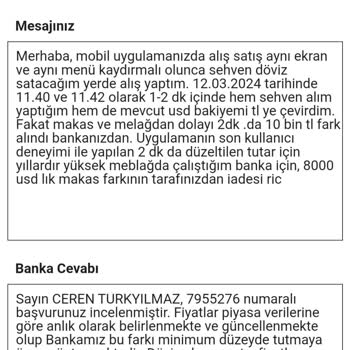 VakıfBank Mobil Uygulama Döviz Alış Satış Son Kullanıcı Deneyimi