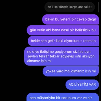 Sneakerslife.tr 10 Gündür Kargoya Verilmedi.