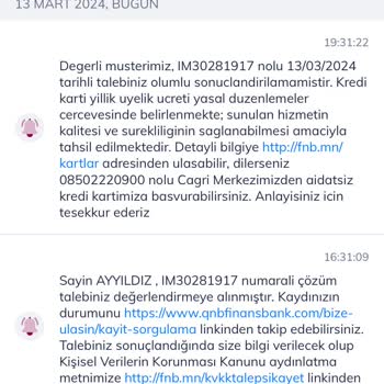 QNB Finansbank Kart Aidatı Hakkında