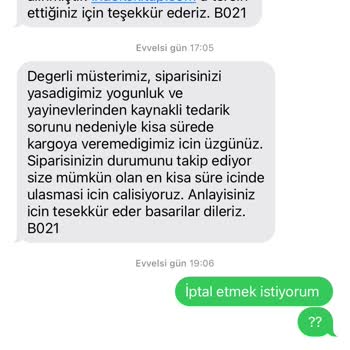 İndeks Kitap Siparişi İptal Etmiyor Ve