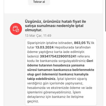 Hepsiburada Adidas Ayakkabı İptali Hakkında