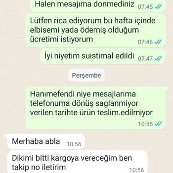 Rose Baby (rose_baby_dress) Ürünüm Teslim Edilmiyor