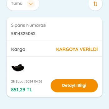 Ebebek Ücretini Aldığı Koltuk Yükseltici Sini Göndermedi