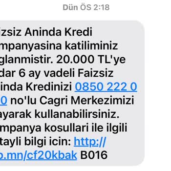 QNB Finansbank Faizsiz Kredi Yalanı Altında Kart Pazarlama