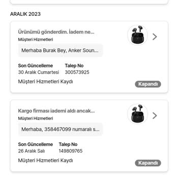 Hepsiburada Ürünümü İade Etmiyor.