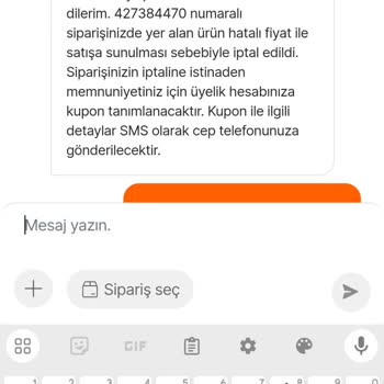 Hepsiburada Satın Aldığım Ürünü Hatalı Fiyat Diyerek İptal Etmesi