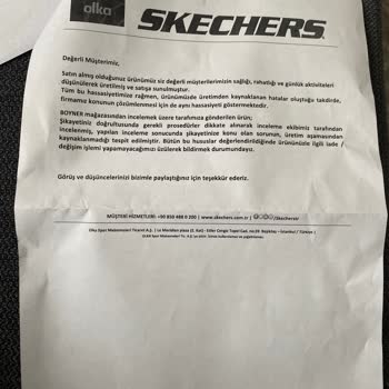 Skechers Ayakkabı Dayanaksızlığı Ve Müşteri Hizmetlerinin İlgisizliği
