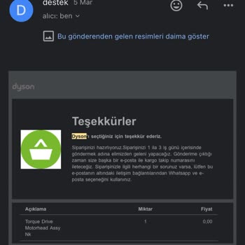 Dyson, Garanti Süreci, Müşteriyi Yanıltıyor.