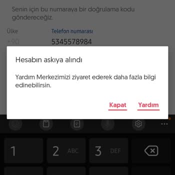 Letgo Hesap Süresiz Askıya Alınması