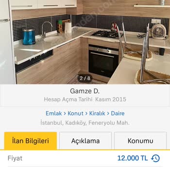 Sahibinden Kadıköy Yakınında Kiralık Bina İlanıyla İlgili Şikayet