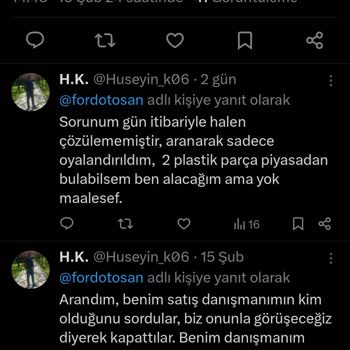 Ford Hafif Ticari Eksik Parça Var, Yetkililer İlgilenmiyor