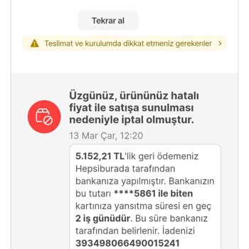 Hepsiburada E Ticaret Firması Yaptığınız Markanıza Yakışmadı