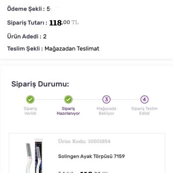 Gratis 1 Haftadır Siparişimi "Hazırlanıyor" Olarak Gösteriyor