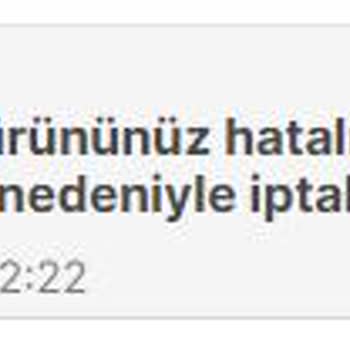 Hepsiburada Sattığı Ürünleri Fiyat Yanlışmış Deyip İptal Ediyor.