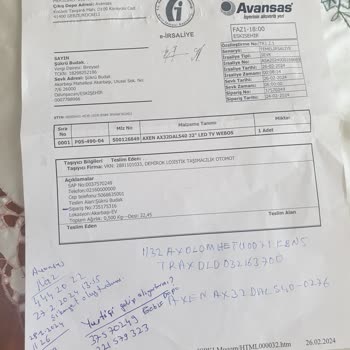 Avansas İade Tutarını Vermiyor