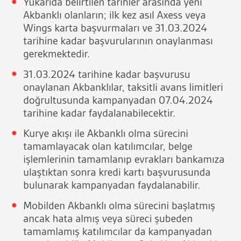 Akbank Taksitli Nakit Avans Yalanı
