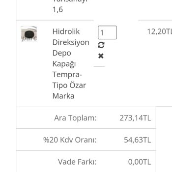 Ünlü Parça Oto Yedek Parça Ödeme Yapıldı, Ürün Ve İletişim Yok