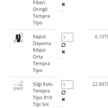 Ünlü Parça Oto Yedek Parça Ödeme Yapıldı, Ürün Ve İletişim Yok