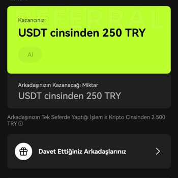 Okx Uygulaması 250 TL Olan Ödül Yerine 50 TL Lik Ödül Göndermiş