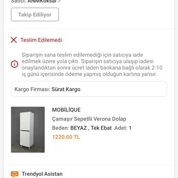 Trendyol İade Edilen Ürünü Aynı Fiyata Satın Alamıyor