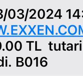 Exxen İznim Olmadan Hesabımdan Para Çekti