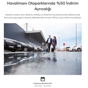 Juzdan Havalimanı Otoparklarında %50 İndirim Kampanyası Problemi