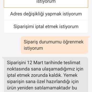 Trendyol, Yemeğim İptal Olmuş, Ücretim Geri Verilmiyor, Yemeğim Nerede