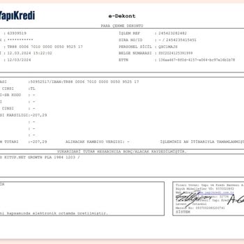 Kitup Uygulamayı Kullanmıyorum Ücret Almış Benden.