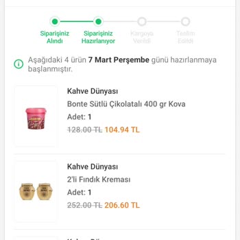 Kahve Dünyası Trendyol Sipariş Boşvermişliği Ve İlgisizliği