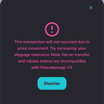 PancakeSwap BNB İşlemlerinde Yaşanan Geri Çekme Sorunu
