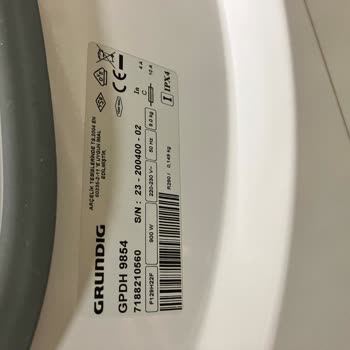 Grundig Gpdh 9854 Kurutma Makinesi Giderilemeyen Sesli Çalışma