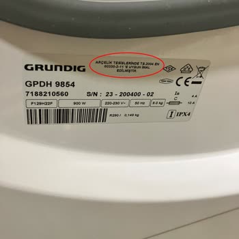 Grundig Gpdh 9854 Kurutma Makinesi Giderilemeyen Sesli Çalışma