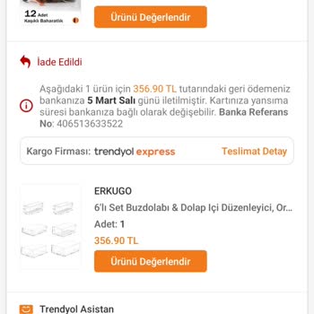 Trendyol İademi Karıştırdı Ve İlgilenmiyor