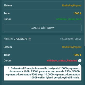 Nesinecasino Paramı Vermediniz Bahane Ürettiniz