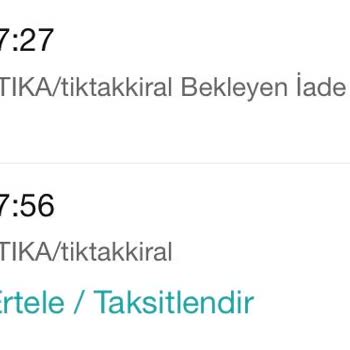 Tiktak Gereksiz Para Kesintisi