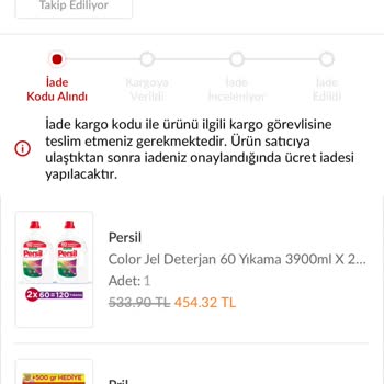 Trendyol Ekspress Kargomu Kaybetti