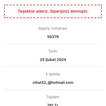 Cevizdekor.com Ürünü Göndermiyor