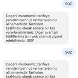 Türk Telekom'un Tekrar Taahhüdümü Yenilememesi Ve Yalan Bilgi Vermesi