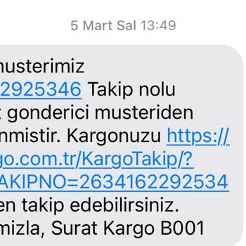 Sürat Kargo'nun Ürünümü 9 Gündür Alı Koyması