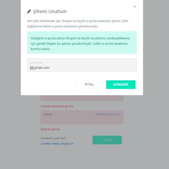 Shopier Sipariş İade Talebi