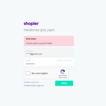Shopier Sipariş İade Talebi
