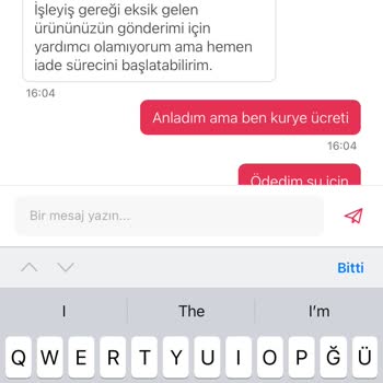 Yemeksepeti Market Eksik Ürün Gönderip Tekrar Gönderim Yapmıyor