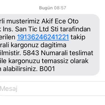 Sürat Kargo Ürün Gelmedi 5.7 Gün Oldu