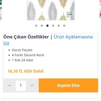 Avansas Eksik Ürün Gönderimi