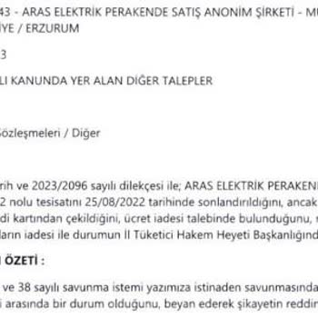 Aras Elektrik Perakende Aras Elektrikten Hizmet Alıyorsanız Mağdur Olabilirsiniz.