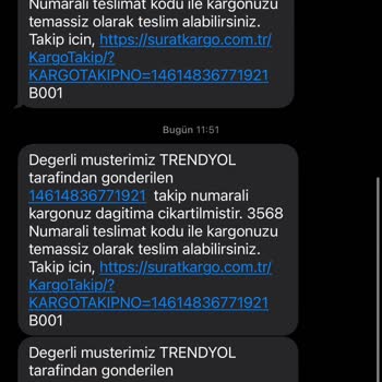Sürat Kargo Kargom Dağıtımda Diyor Gelen Yok