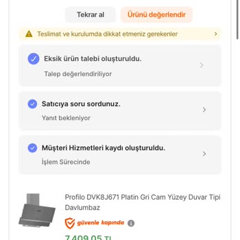 Hepsijet XL Eksik Teslimat