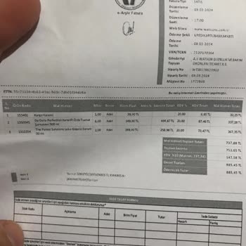 Watsons Yanlış Ürün Gönderimi