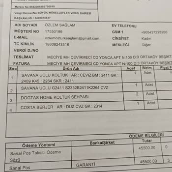 Doğtaş Mobilya Zamanında Teslim Edilmeyen Ürünler